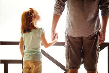 dad and daughter