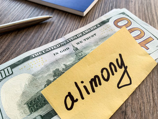 money and alimony